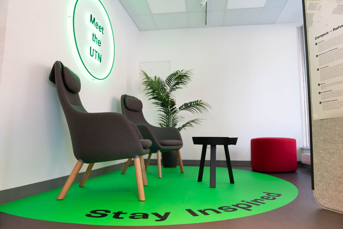 UTN Science Lounge von innen